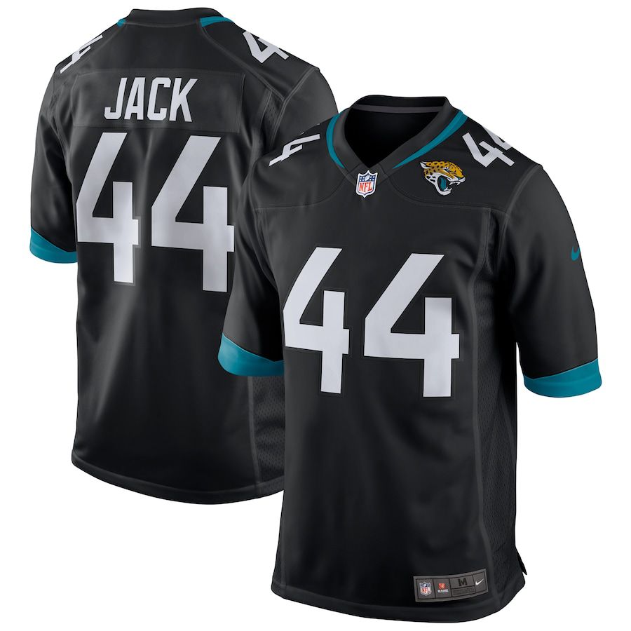 Men Jacksonville Jaguars #44 Myles Jack Nike Black Game NFL Jersey->jacksonville jaguars->NFL Jersey